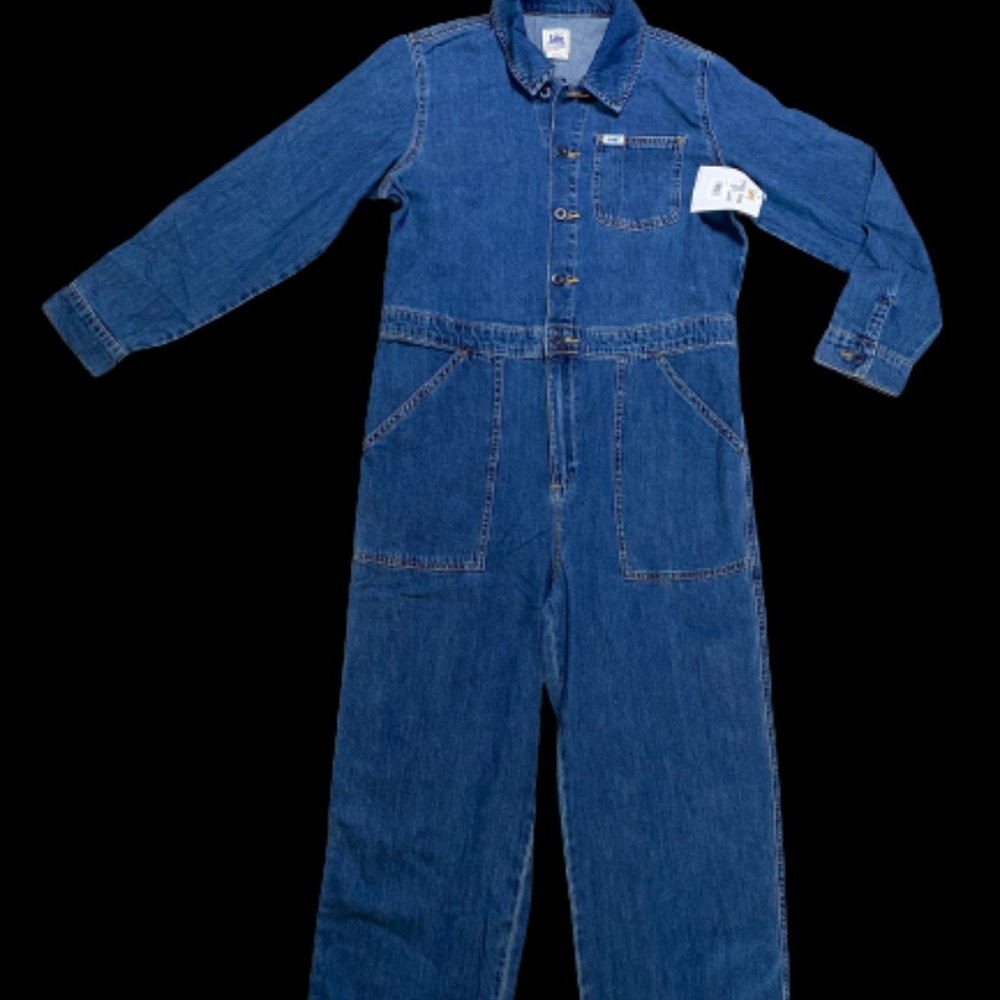 LEE Workwear Premium Union-Alls Size S Jumpsuit Coverall Womens Denim